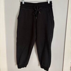 LULULEMON - Scuba High-Rise Cropped Jogger: Sz 6 - BLACK